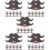 500 Stck. Lutscher Papierkarten Mit Design 8