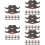 500 Stck. Lutscher Papierkarten Mit Design 10