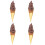 4Stk Realistische Eiskrem Modelle Aus Robustem PVC Material 5