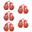 5 Paar Baby Schuhe Gehschuhe Gestickte Tiger 11