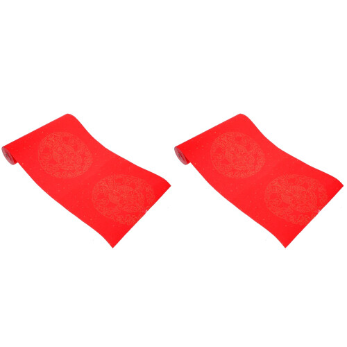 2 Chinesisches Kalligraphiepapier Verdicktem Rote Xuan 1