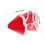 Red Veil: Roter Brautschleier Mit -Layer Flauschigem 2