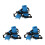 3 Paar Ski Schuhe Freestyle Schnee Eisskating Hilfsschuhe 8