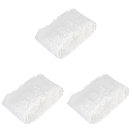 3Ud Encaje De Seda Leche , Para Ropa Y Proyectos DIY 1