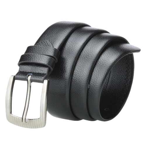 3Ud Cinturón Ajustable Negro Práctico Y