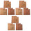 9Jgo Conjunto Y Sobres Kraft Chocolate Estilo 4