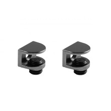 2 x Glass shelf support bracket for panels 4 - 8mm