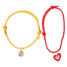 2 Unidades Collares Ajustables Para Con Colgante Corazón