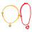 2 Unidades Collares Ajustables Para Con Colgante Corazón 1