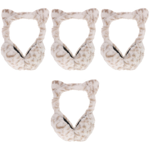4Pcs Protector De Dibujos Peludo 2