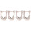 4Pcs Protector De Dibujos Peludo 4