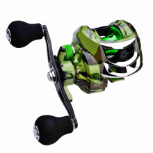 Linkshandiger Baitcasting-Spule 18+1 BB 10kg Zugkraft 210m Schnurkapazität