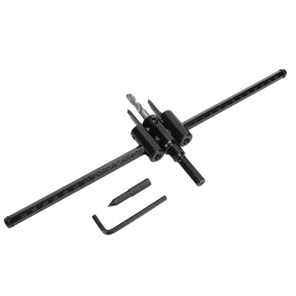 Adjustable Alloy Steel Hole Saw Kit 30-300Mm For Wood Plastic Diy 9441359814435