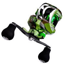 18+1 BB Baitcastingrolle 7,2:1, max. 10 kg Bremse, leichtes Gewicht 225 g