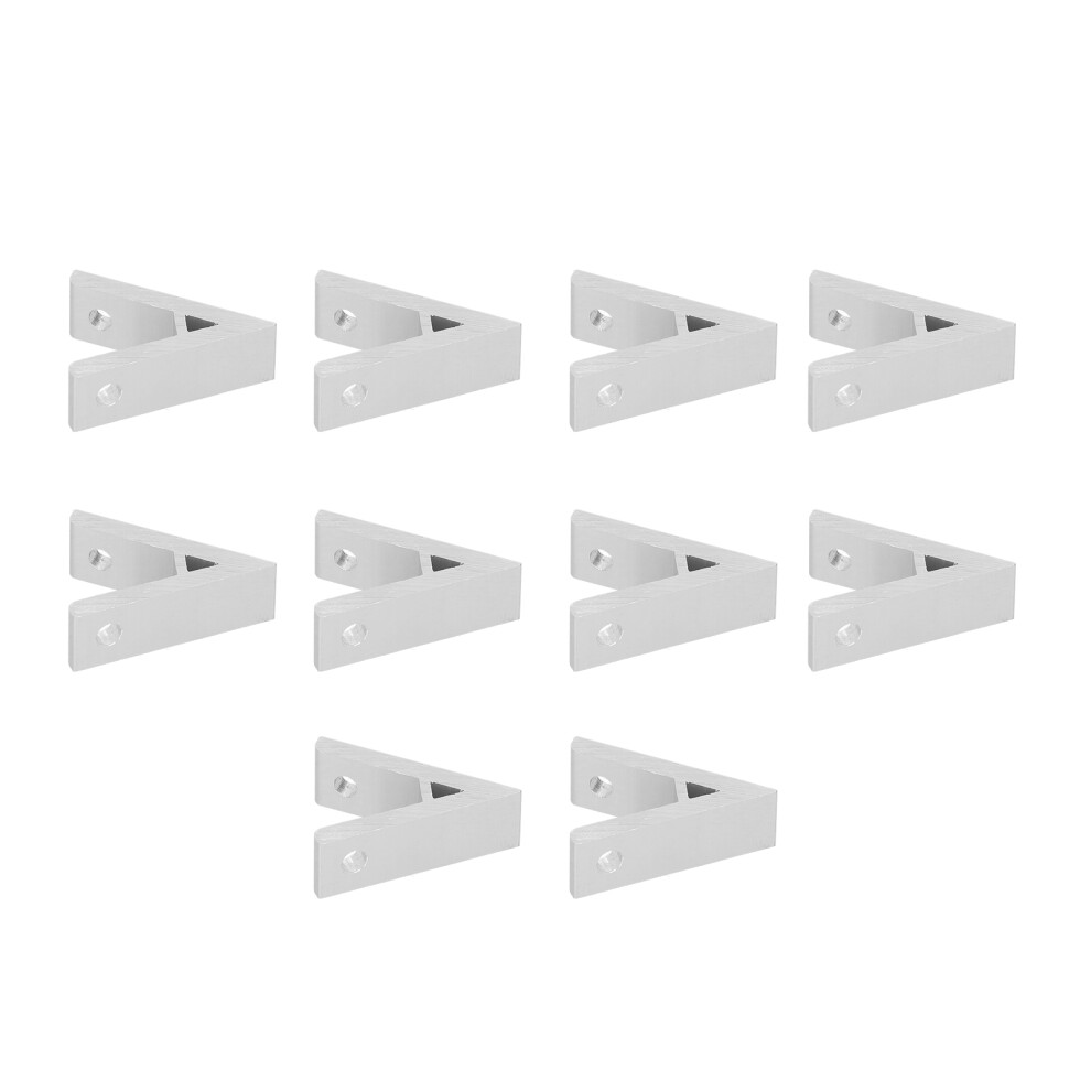10Pcs Aluminium Industrial Profile Corner Connectors 30X30x30â45 Assortment 9441359815838
