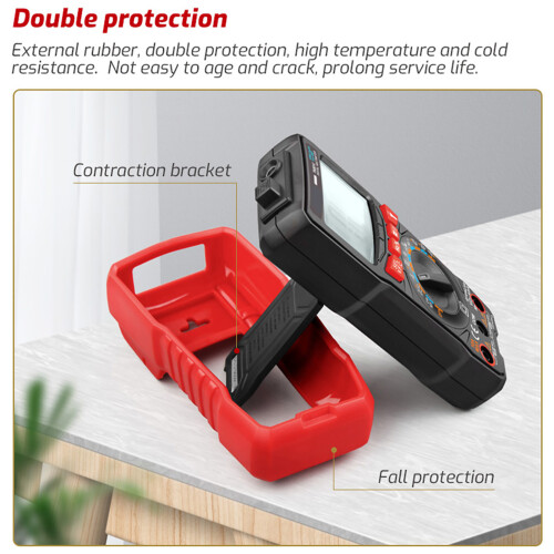 Portable LCD Multimeter for AC/DC Voltage Built-in Flashlight 1999 Count 2