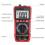 Portable LCD Multimeter for AC/DC Voltage Built-in Flashlight 1999 Count 4