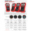 Portable LCD Multimeter for AC/DC Voltage Built-in Flashlight 1999 Count 12