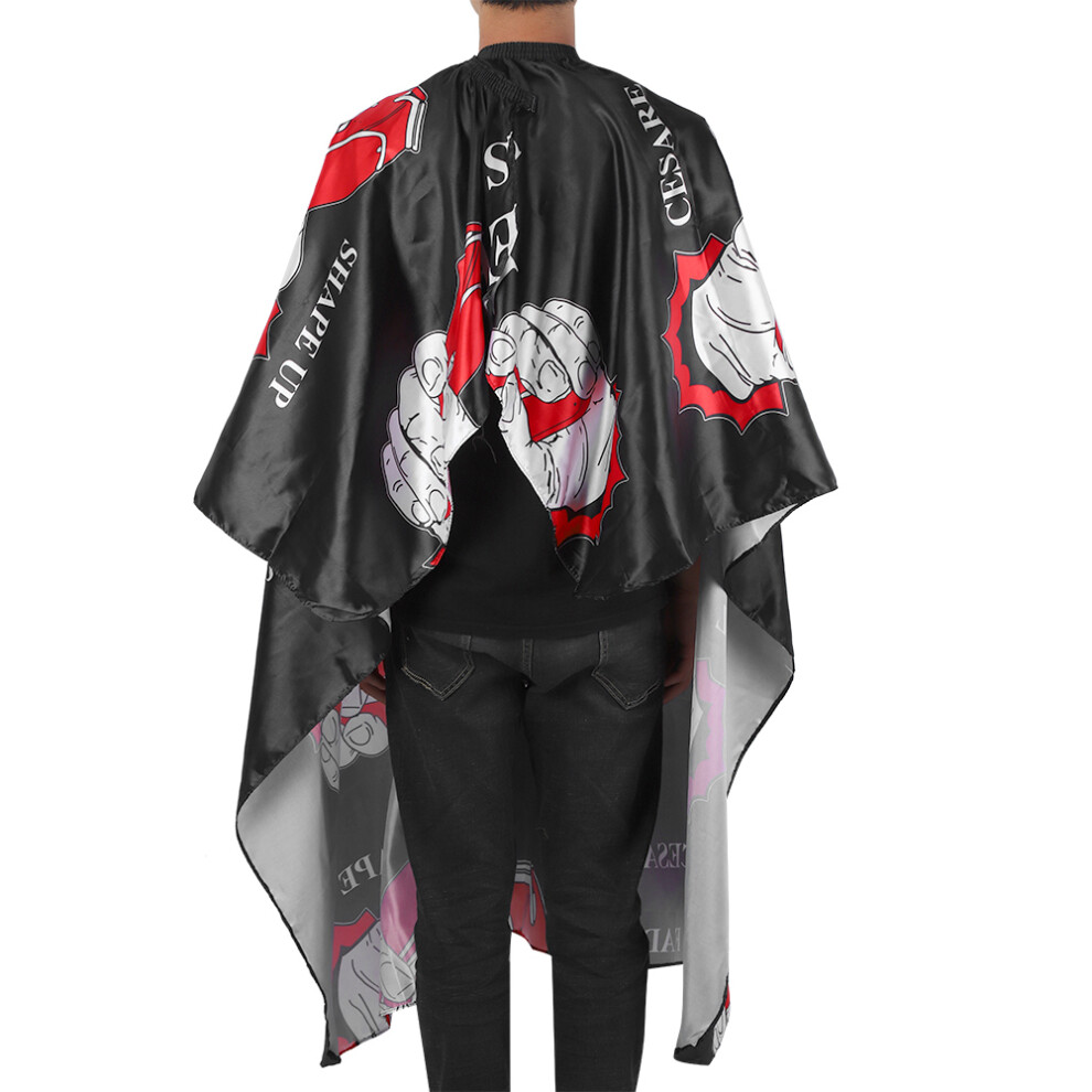 Black Waterproof Breathable Hairdressing Apron Barber Salon Cape, 160X140cm
