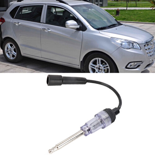 Car Spark Tester Ignition Coil Detection Tool Black Silver Universal