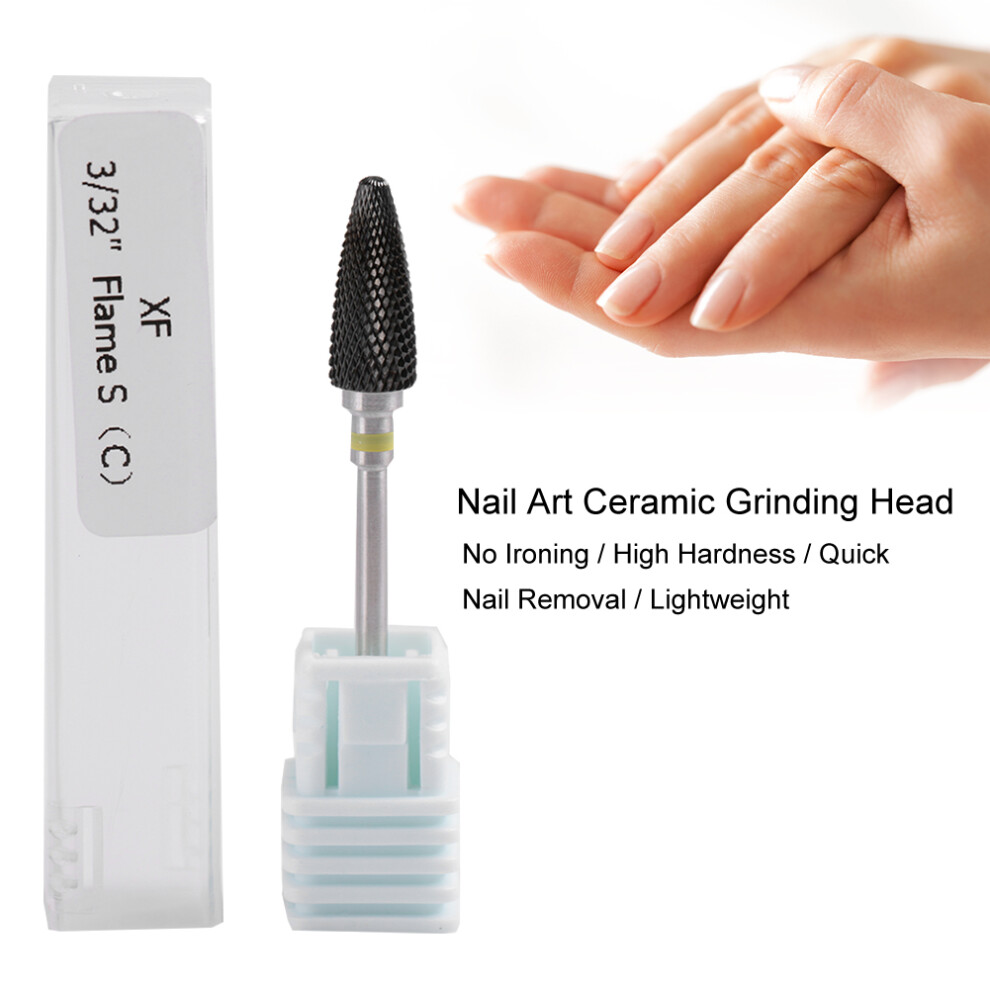 20ST Ceramic Cylinder Nail Grinder Bit for Manicure in Australian Nail Salons