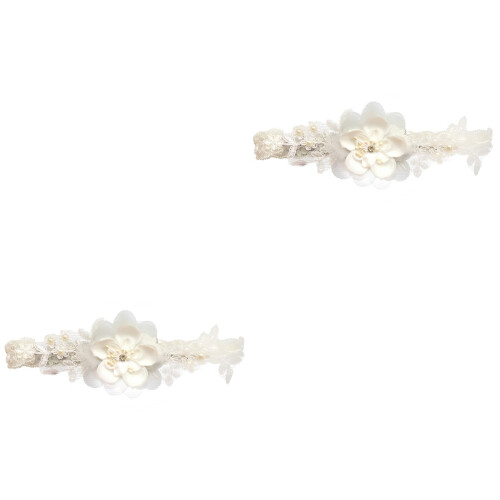 2Stk Strumpfband Spitze Oberschenkel Elastisch 2