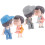 2Stk Resin Auto Paar Figuren Valentinstag Geschenkidee 3