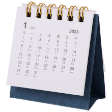 5Stk Mini Monatskalender Stehender Schreibtischkalender Blau Für Büro