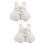 2 Paar Buchstützen Hase Keramik Figur Desktop 9