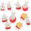 30 Mini Hase Figur Harz Kaninchen 11