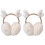 2St Lief Oorwarmers Witte Oorbeschermers 2