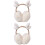2St Lief Oorwarmers Witte Oorbeschermers 5