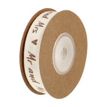 1 Rolle Baumwoll-Druckband Für Geschenke, , Verpackung, Basteln