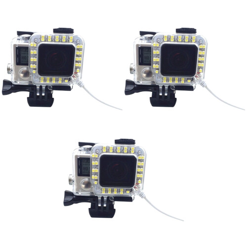 3Stück LED Ring Blitzlicht Für 3+ / 4 Mit USB Kabel 2