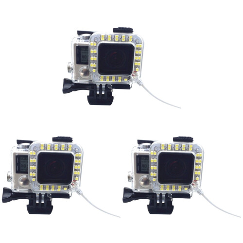 3Stück LED Ring Blitzlicht Für 3+ / 4 Mit USB Kabel 1