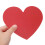 80 Pcs Heart Shaped Blank Valentine Paper Cutouts 8