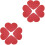 80 Pcs Heart Shaped Blank Valentine Paper Cutouts 10