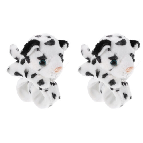 2Stk Plüsch Slap Armbänder Kinder Jungle Leicht Spaß 1