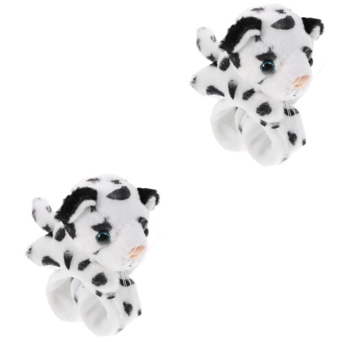 2Stk Plüsch Slap Armbänder Kinder Jungle Leicht Spaß 2