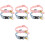 8 Unidades Collar Para Ajustable Con De 5