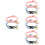 8 Unidades Collar Para Ajustable Con De 8