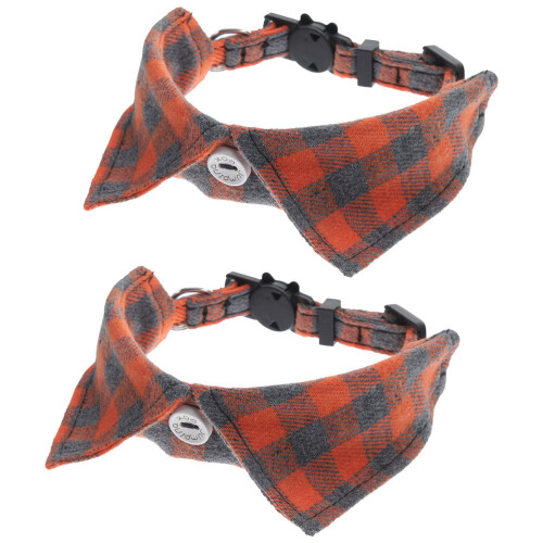 2 Unidades Collar Pequeño Ajustable Con Para Y 2