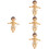 4 Piezas Bebé Jesús Decoración Escritorio 8