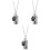 3Ud Collar Urna Para De Perro Negro Duradero 3