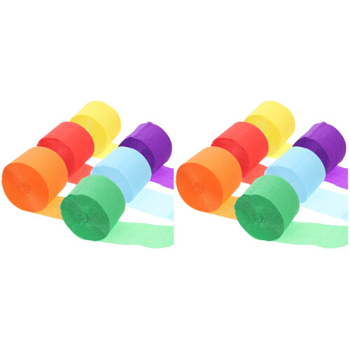 4Sets Farbige Krepppapier Für DIY Hochzeit 1