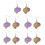 5Pares Aretes Multicolor Pendientes Colgantes Para 7