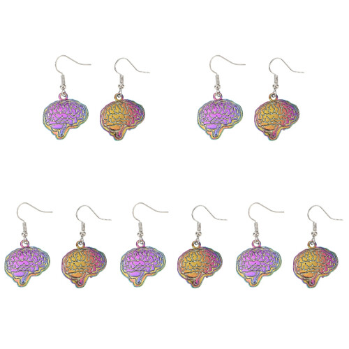 5Pares Aretes Multicolor Pendientes Colgantes Para 2