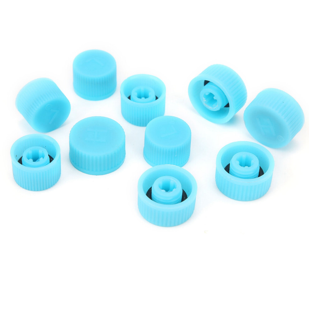 10Pcs Refrigerant Port Caps With Seal Rings For Ac Maintenance 5091359818014