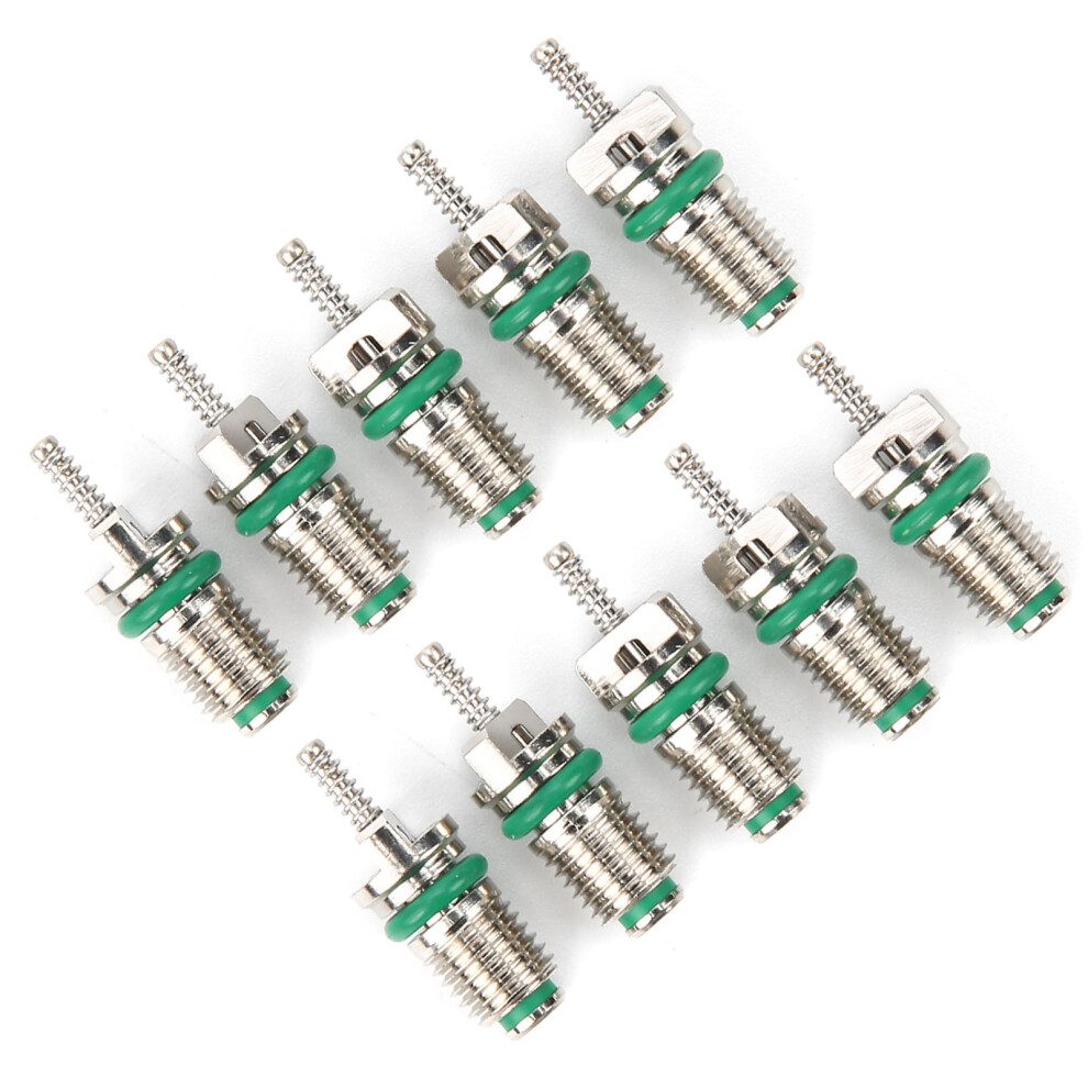 10Pcs Auto A/C Valve Cores Needles For R134a High Pressure Auto System 4941359818082