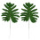 6 Pcs Artificial Scindapsus Leaves Green 1